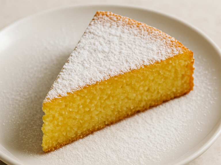 Honey Orange Almond Polenta Cake