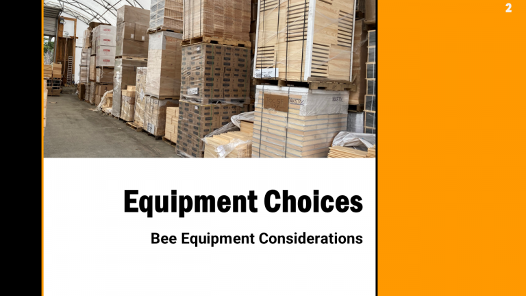 Equipment Choices – EAS 2026